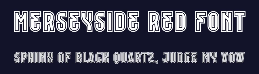 Merseyside Red Font by Studio TRQ — Display Font — thumbnail 2