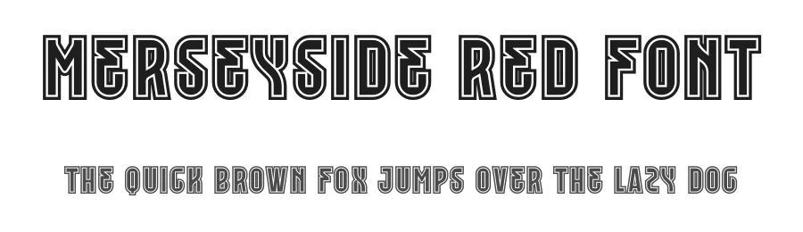 Merseyside Red Font by Studio TRQ — Display Font