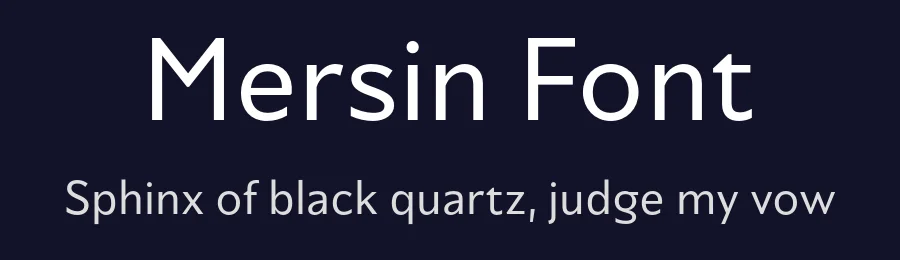 Mersin Font by Hurufatfont — Sans Serif Font — thumbnail 2