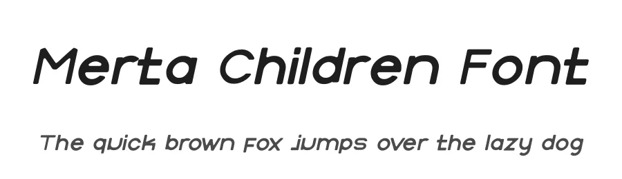 Merta Children Font by futuristypestudio โ Display Font