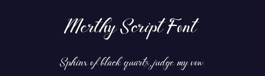 Merthy Script Font by madeDeduk — Script Handwritten Font — thumbnail 2