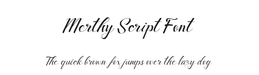 Merthy Script Font by madeDeduk — Script Handwritten Font