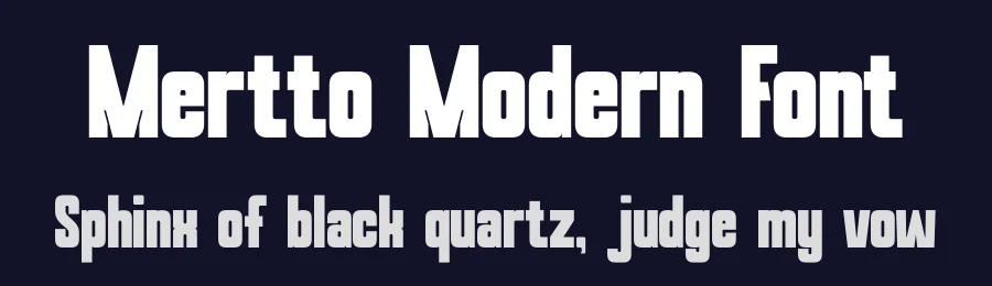 Mertto Modern Font by Nirmana Visual — Sans Serif Font — thumbnail 2