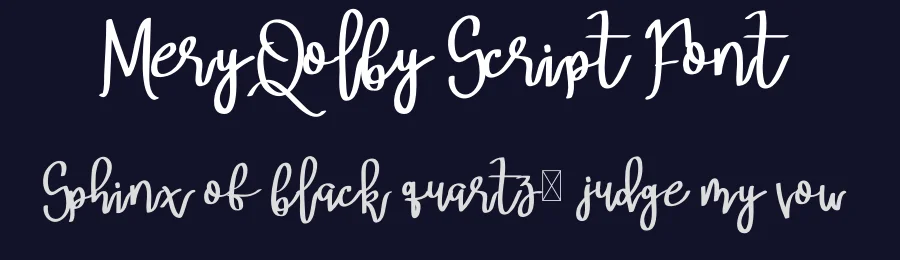 MeryQolby Script Font by edricstudio — Script Handwritten Font — thumbnail 2