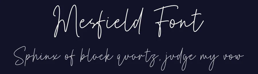 Mesfield Font by Rantautype — Script Handwritten Font — thumbnail 2
