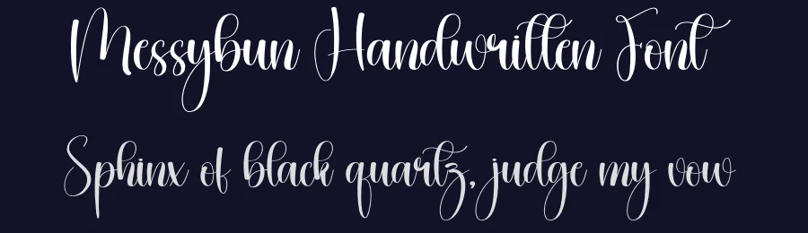 Messybun Handwritten Font by creativeletter — Script Handwritten Font — thumbnail 2