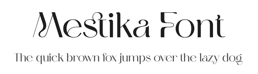 Mestika Font by Keithzo (7NTypes) — Sans Serif Font