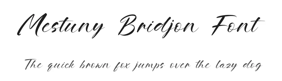 Mestuny Bridjon Font by enxyclo — Decorative Font