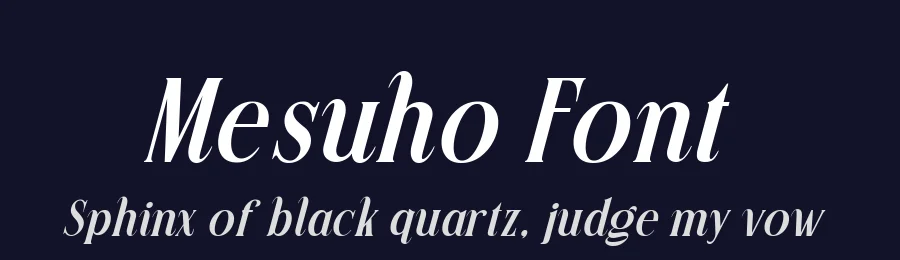 Mesuho Font by alit design — Serif Font — thumbnail 2