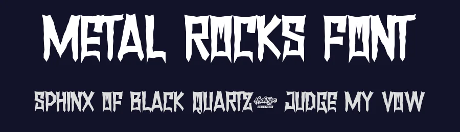 Metal Rocks Font by noahtype — Display Font — thumbnail 2
