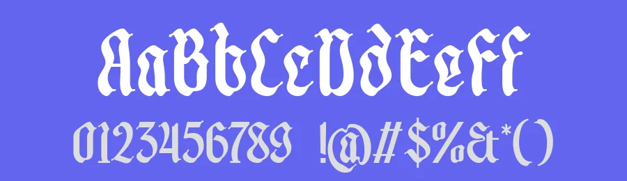 Metal Soup Blackletter Font by alit design — Blackletter Font — thumbnail 3