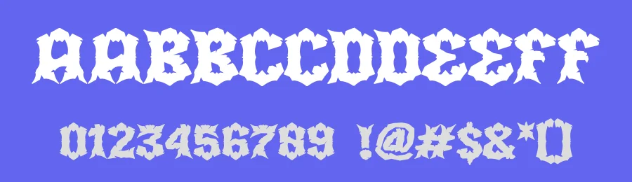 Metaloxcide Font by hujantype — Blackletter Font — thumbnail 3