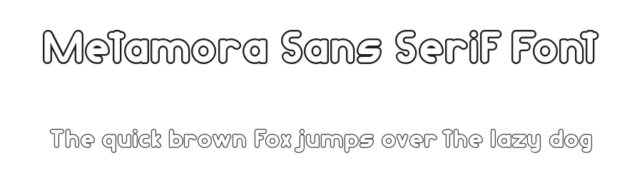 Metamora Sans Serif Font by VinType — Sans Serif Font