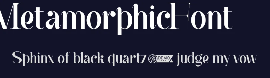 Metamorphic Font by nihstudio — Display Font — thumbnail 2