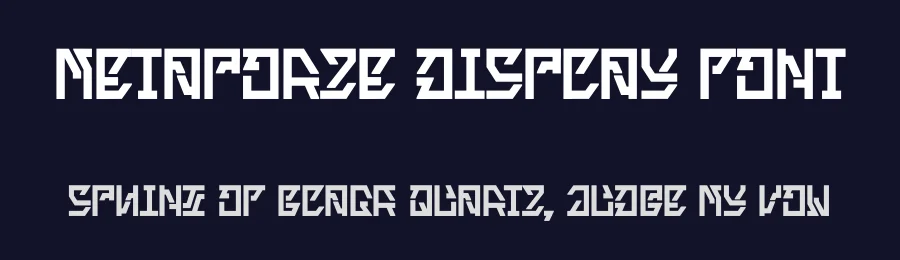 Metaporze Display Font by Dhabee — Decorative Font — thumbnail 2