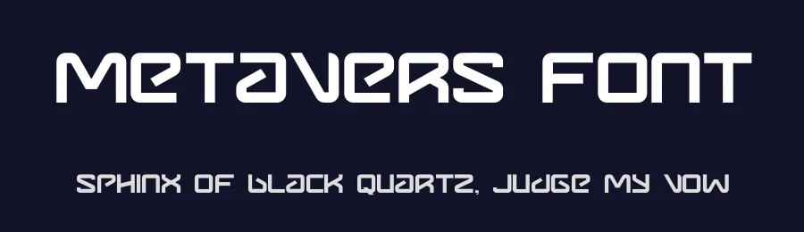Metavers Font by Maknastd — Display Font — thumbnail 2