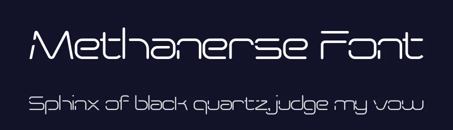 Methanerse Font by TypeFactory — Display Font — thumbnail 2