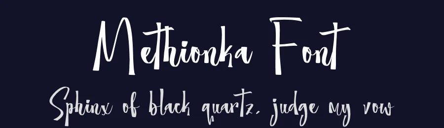 Methionka Font by glorytype — Script Handwritten Font — thumbnail 2