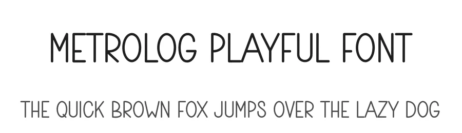 Metrolog Playful Font by freshtypeink — Display Font