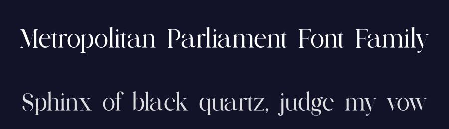 Metropolitan Parliament Font Family by UICreative — Serif Font — thumbnail 2