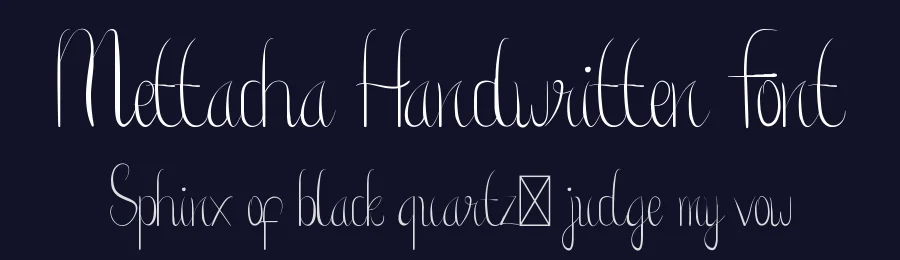 Mettacha Handwritten Font by edricstudio — Script Handwritten Font — thumbnail 2