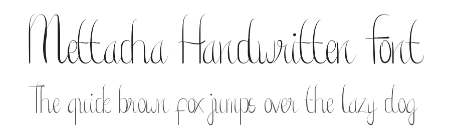 Mettacha Handwritten Font by edricstudio — Script Handwritten Font
