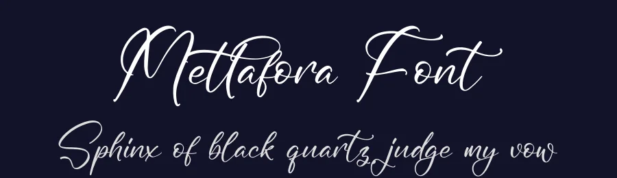 Mettafora Font by glorytype — Script Handwritten Font — thumbnail 2