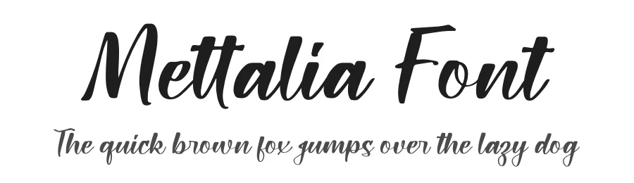 Mettalia Font by letterfabric — Script Handwritten Font