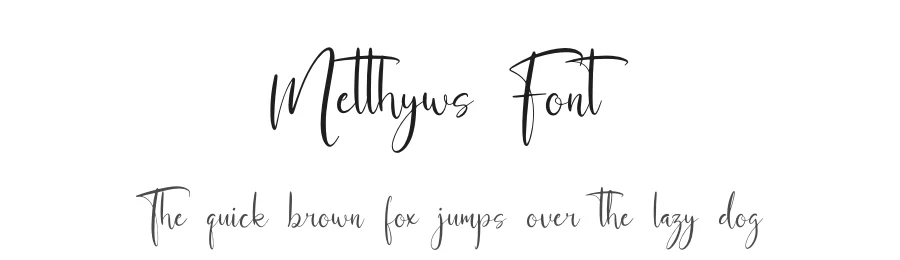 Metthyws Font by Gracetypestudio — Script Handwritten Font