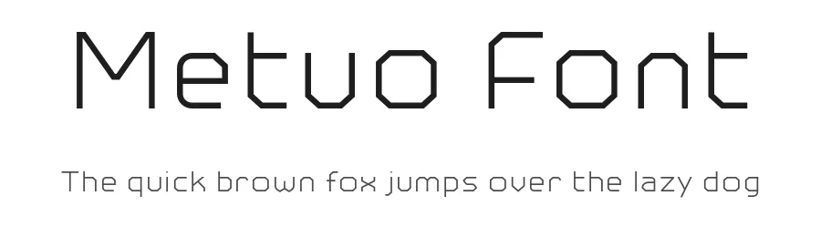 Metuo Font by twinletter — Sans Serif Font