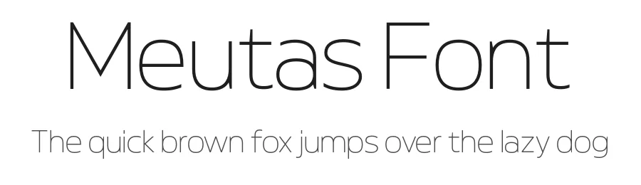 Meutas Font by trustha — Sans Serif Font