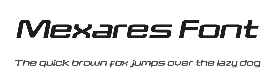 Mexares Font by letterfiastudio — Display Font