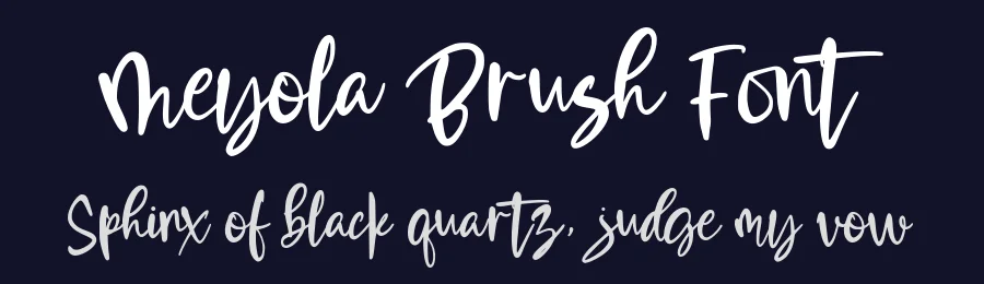 Meyola Brush Font by stripesstudio — Script Handwritten Font — thumbnail 2