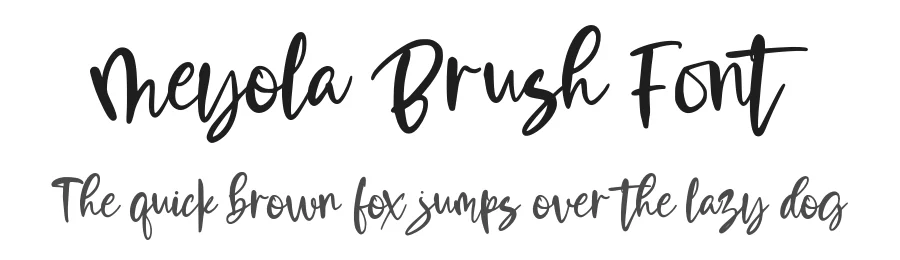 Meyola Brush Font by stripesstudio — Script Handwritten Font