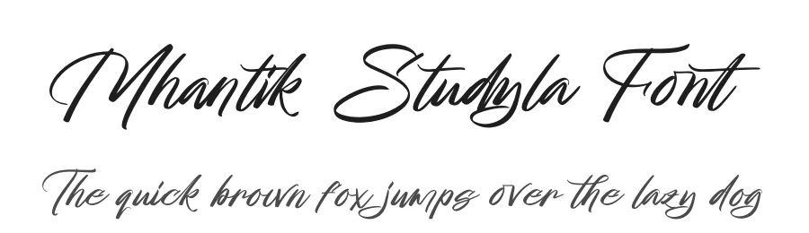Mhantik Studyla Font by stylishtype.co — Script Handwritten Font