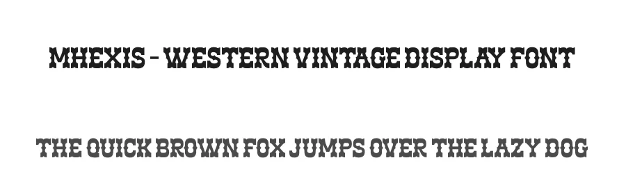 Mhexis – Western Vintage Display Font by timelesstype.co — Serif Font