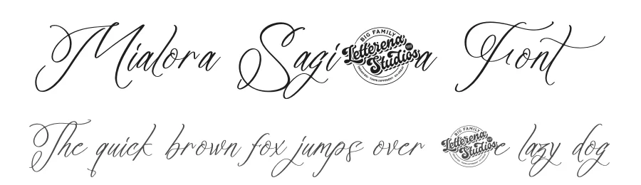 Mialora Sagitha Font by letterenastudios — Script Handwritten Font