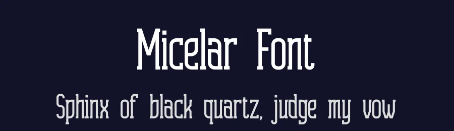 Micelar Font by Denustudios — Display Font — thumbnail 2