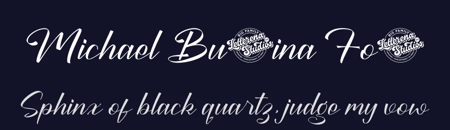 Michael Bugtina Font by letterenastudios — Script Handwritten Font — thumbnail 2
