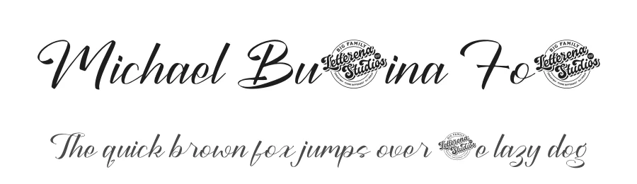 Michael Bugtina Font by letterenastudios — Script Handwritten Font
