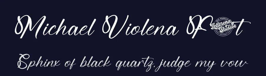 Michael Violena Font by letterenastudios — Script Handwritten Font — thumbnail 2