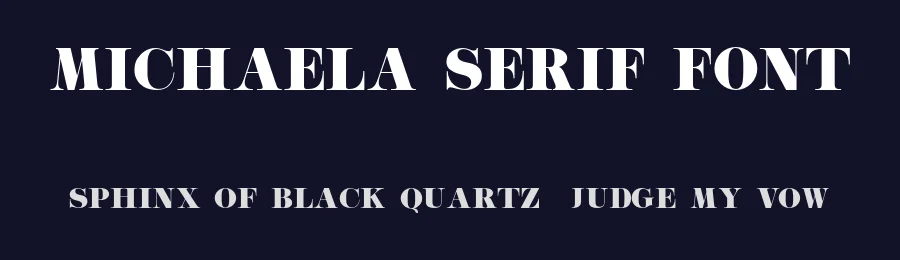 Michaela Serif Font by dxsign — Serif Font — thumbnail 2