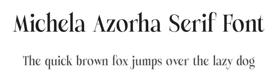 Michela Azorha Serif Font by timelesstype.co — Serif Font