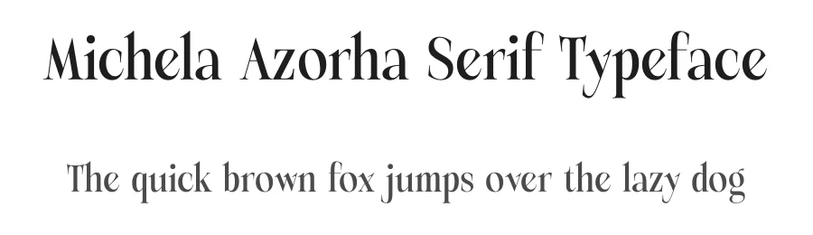 Michela Azorha Serif Typeface by timelesstype.co — Display Font