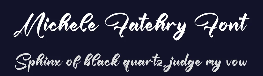 Michele Fatehry Font by glorytype — Script Handwritten Font — thumbnail 2
