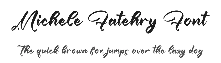 Michele Fatehry Font by glorytype — Script Handwritten Font