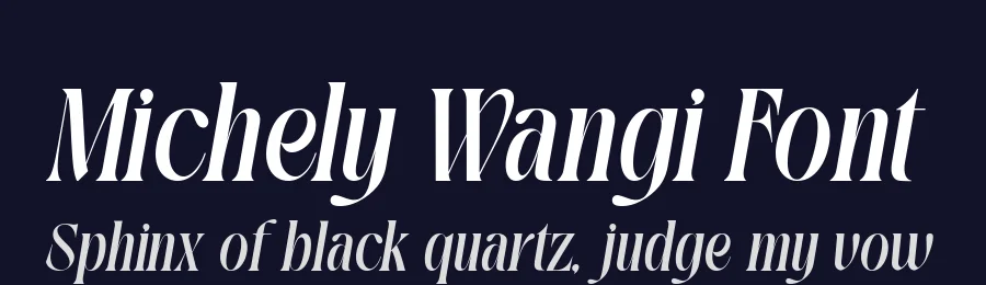 Michely Wangi Font by alit design — Serif Font — thumbnail 2