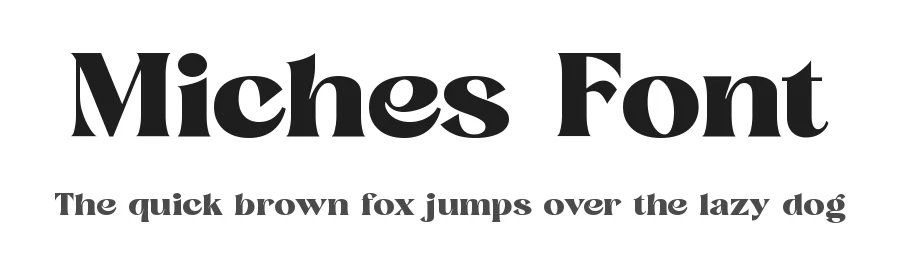 Miches Font by zeenesia studio — Serif Font