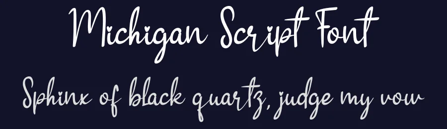 Michigan Script Font by creativeletter — Script Handwritten Font — thumbnail 2