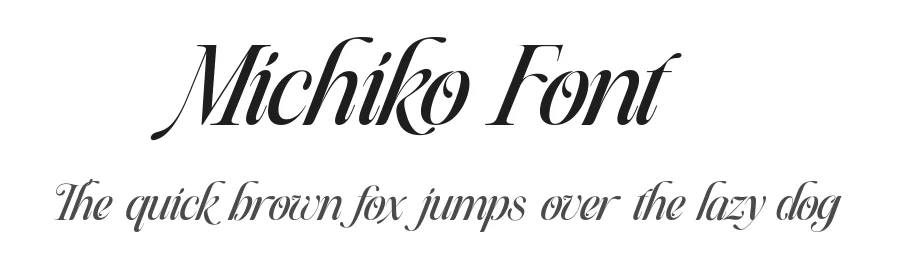 Michiko Font by saemoon creative โ Script Handwritten Font